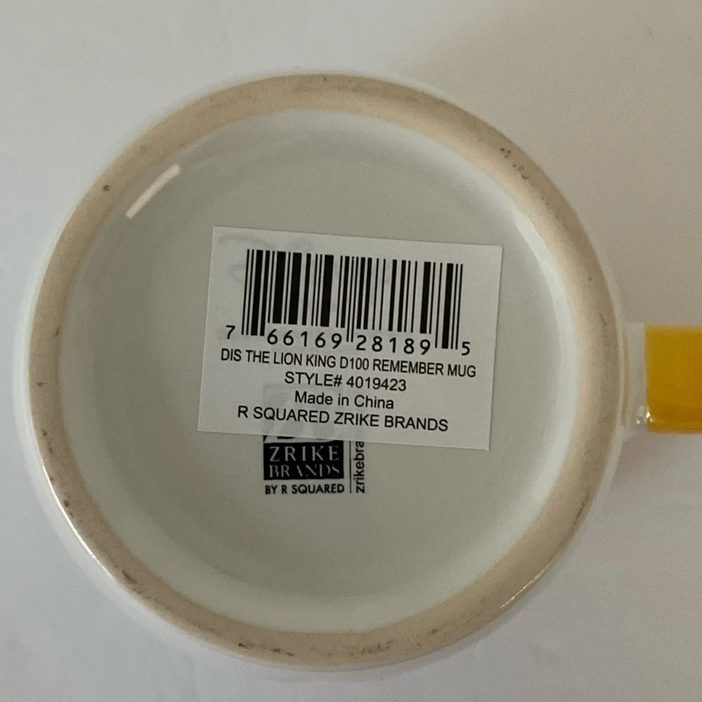 Disney The Lion King D100 Remember Mug‎ By R Squared ZRike Brands